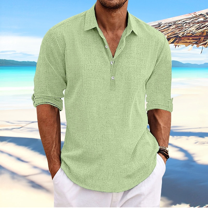 Men's Linen Classic Shirt