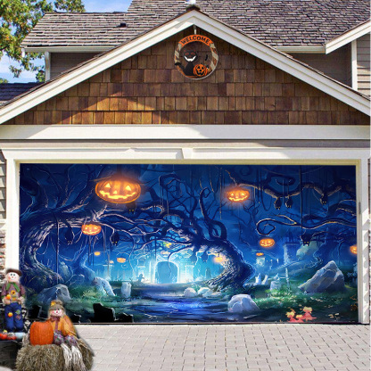 Halloween Garage Door Cover