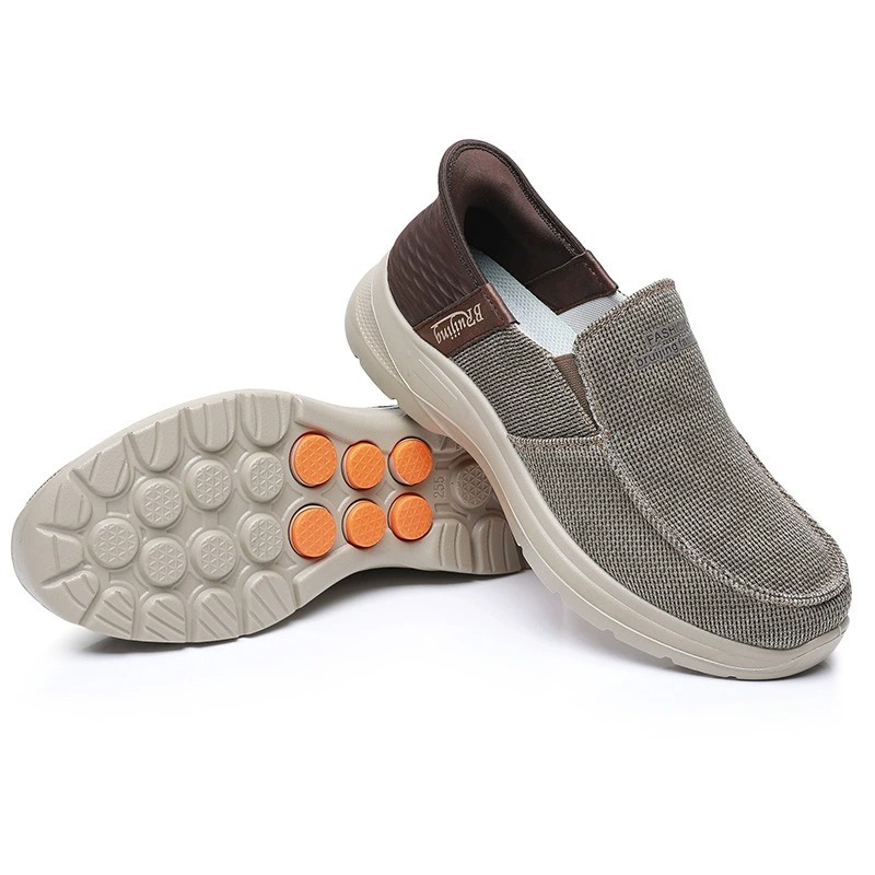 🔥LAST DAY 60% OFF🔥Men's Arch Support Hands-Free Slip-On Loafers, EVA Boat Shoes,Orthopedic Walking Shoes