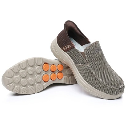 🔥LAST DAY 60% OFF🔥Men's Arch Support Hands-Free Slip-On Loafers, EVA Boat Shoes,Orthopedic Walking Shoes