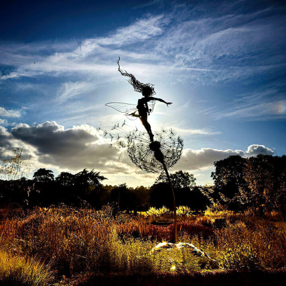 Premium Fairies And Dandelions Dance Together