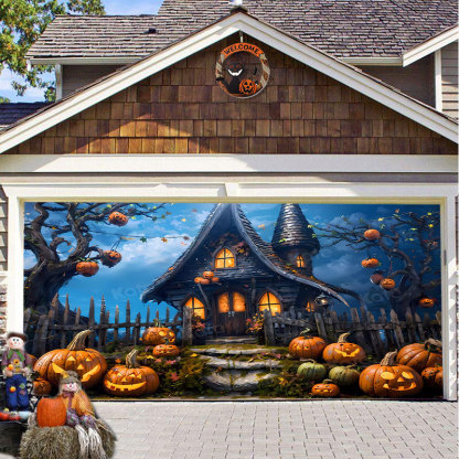 Halloween Garage Door Cover