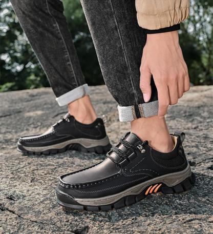⏰Promotion 60% OFF - 2025 New Men's Orthopedic Comfortable Breathable Genuine Leather Slip-On Loafers