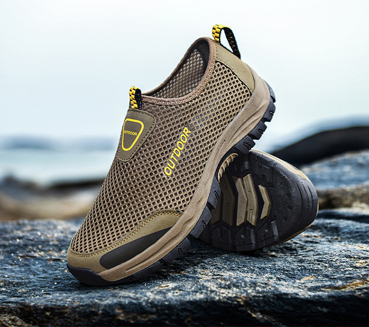 🔥Last Day Promotion 70% OFF🔥Men's mesh lightweight and breathable travel shoes, non-slip shoes