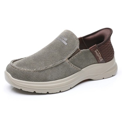 🔥LAST DAY 60% OFF🔥Men's Arch Support Hands-Free Slip-On Loafers, EVA Boat Shoes,Orthopedic Walking Shoes