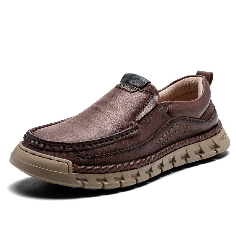 ⏰Promotion 60% OFF - Men's Orthopedic Comfortable Genuine Leather Slip On Walking Shoes