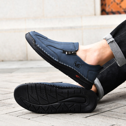 🔥Last day 70% off 🔥Men's Waterproof Non-slip Handmade Cowhide Shoes