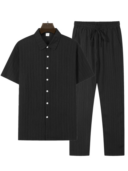 Casual Loose Fit Shirt Sets