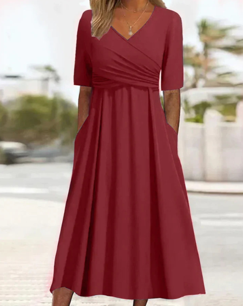 V-neck summer dress