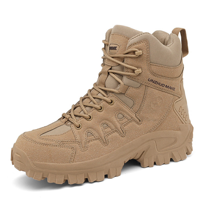 Men Outdoor Waterproof Non-Slip Hiking Boots Combat Boots