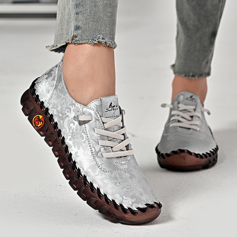 Orthopedic Shoes For Women Soft Non-slip Lace Up Arch-support