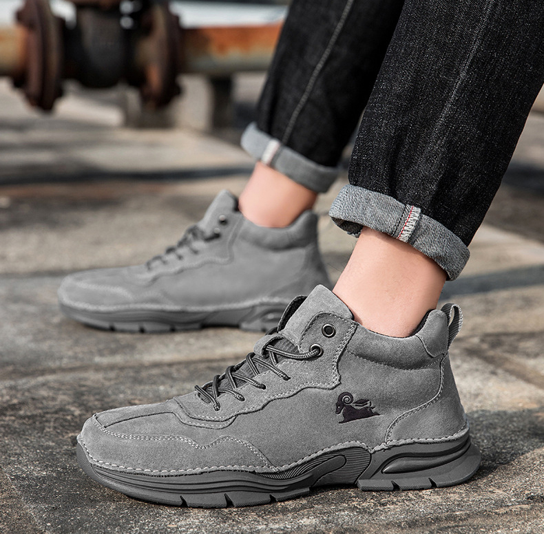 Last day 70% off 🔥⏱️Men's genuine non-slip calfskin hiking shoes