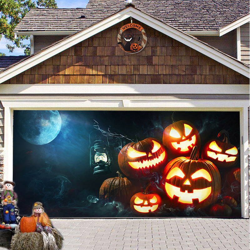 Halloween Garage Door Cover