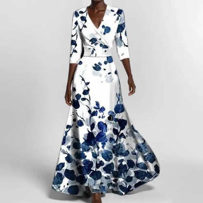 Elegant Floral Maxi Dress