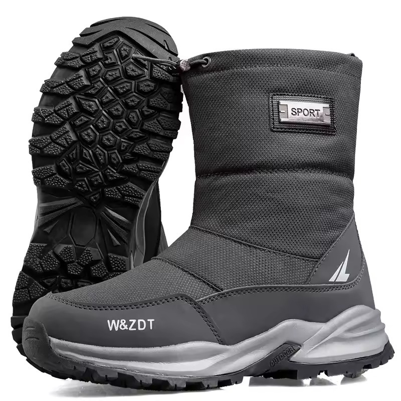 Winter Waterproof And Non-Slip Snow Boots For Men