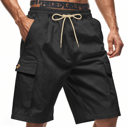 Men's Breathable Linen Loose Work Shorts