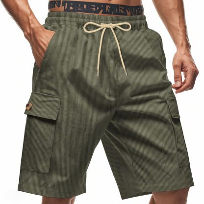 Men's Breathable Linen Loose Work Shorts