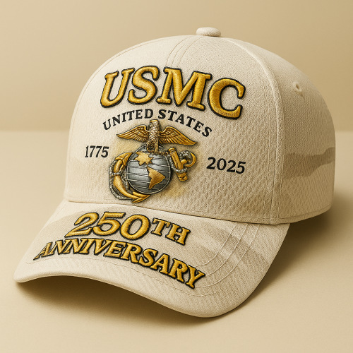 United States Marine Corps 250th Anniversary Cap