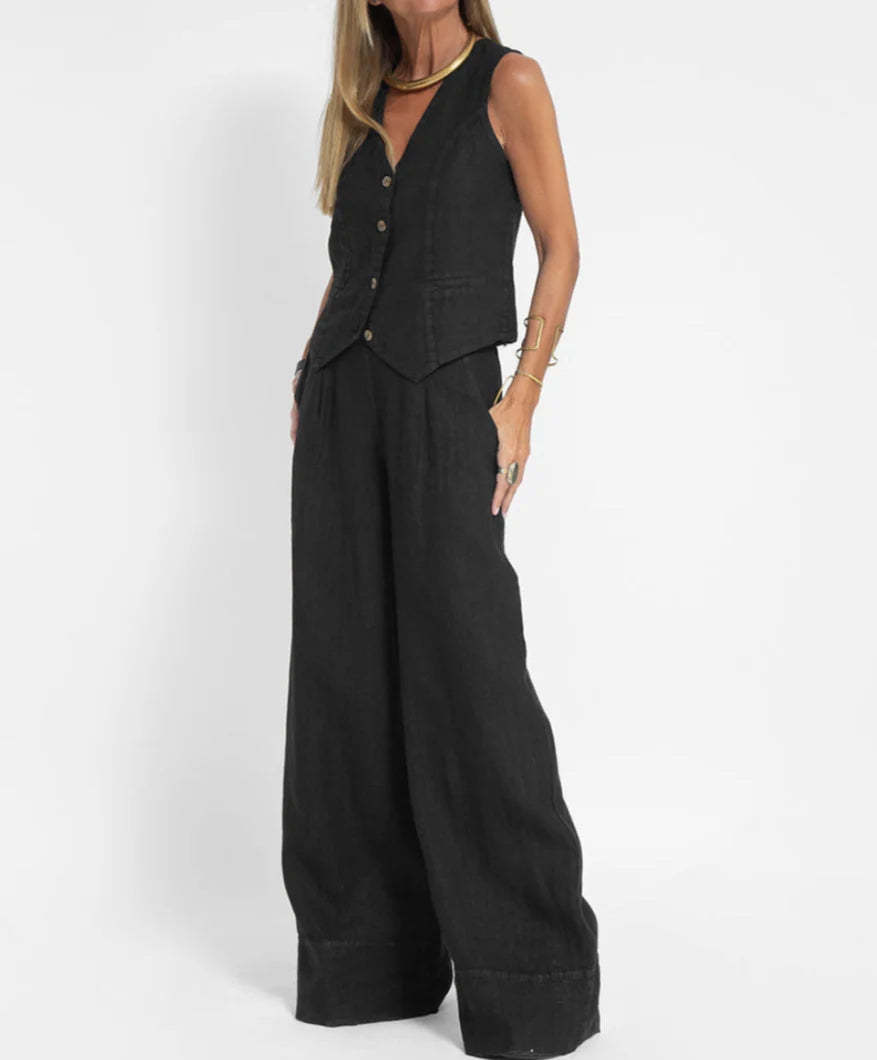 Sleeveless Top & Trouser Set for Women
