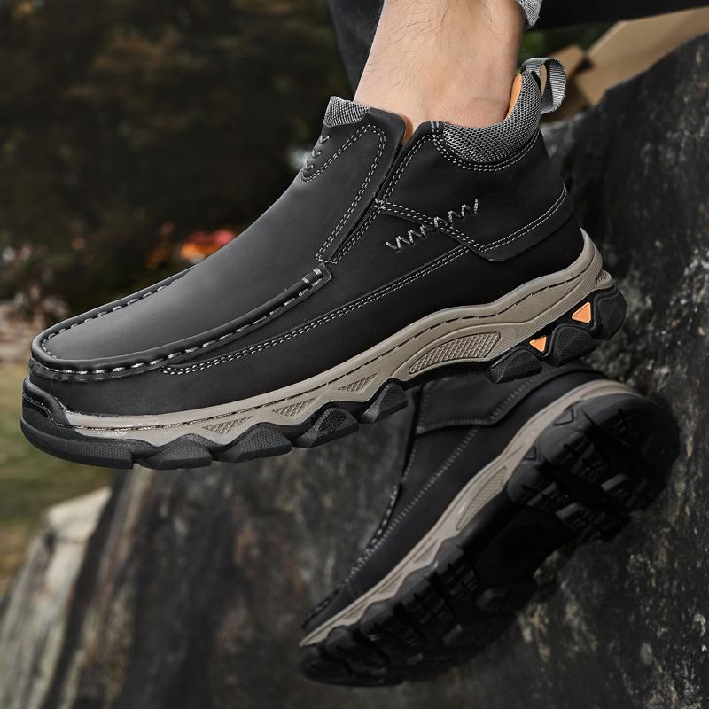 ⏰Last day 60% OFF - 2025 New Hot selling men's casual thick-soled non-slip orthopedic leather boots