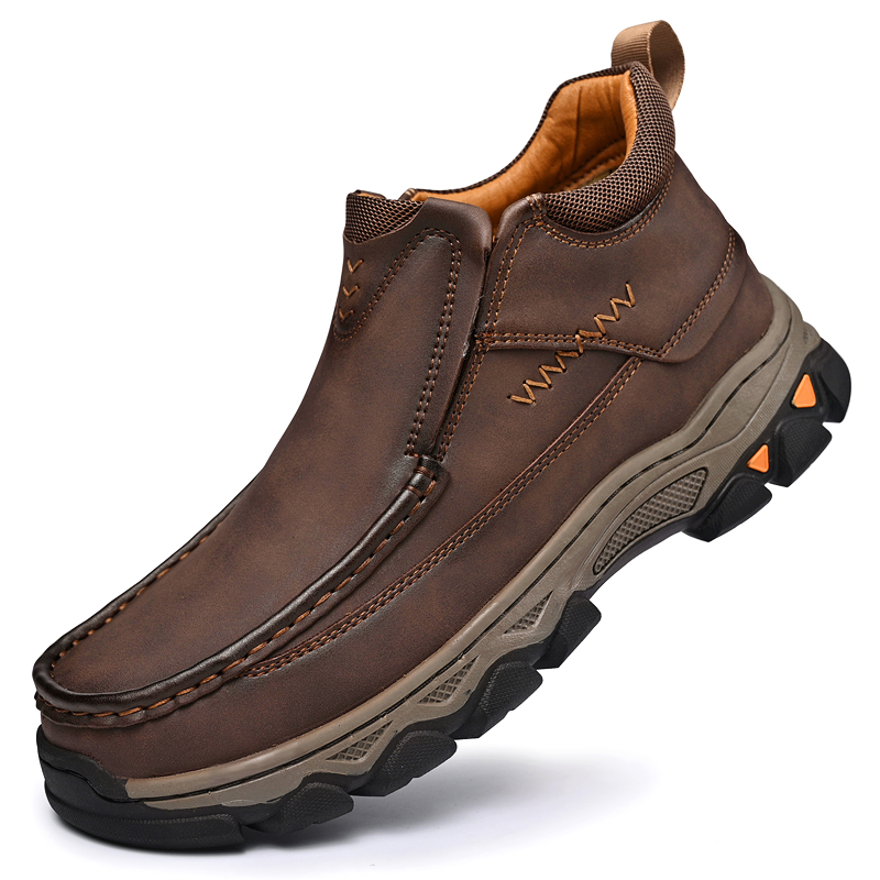 ⏰Last day 60% OFF - 2025 New Hot selling men's casual thick-soled non-slip orthopedic leather boots