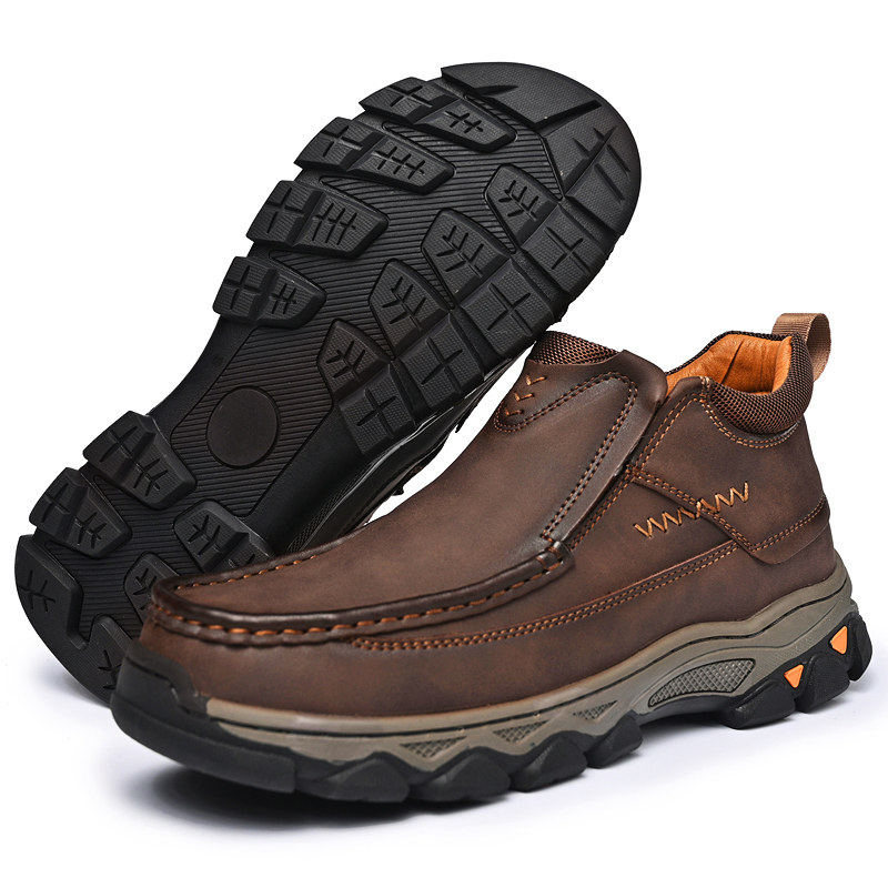 ⏰Last day 60% OFF - 2025 New Hot selling men's casual thick-soled non-slip orthopedic leather boots