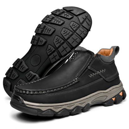 ⏰Last day 60% OFF - 2025 New Hot selling men's casual thick-soled non-slip orthopedic leather boots