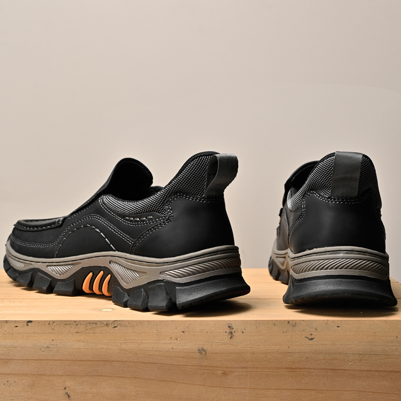 ⏰Promotion 60% OFF - 2025 New Men's Orthopedic Hands-Free Genuine Leather Slip On Loafers