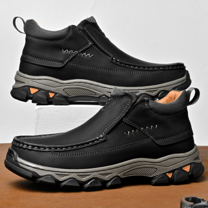 ⏰Last day 60% OFF - 2025 New Hot selling men's casual thick-soled non-slip orthopedic leather boots