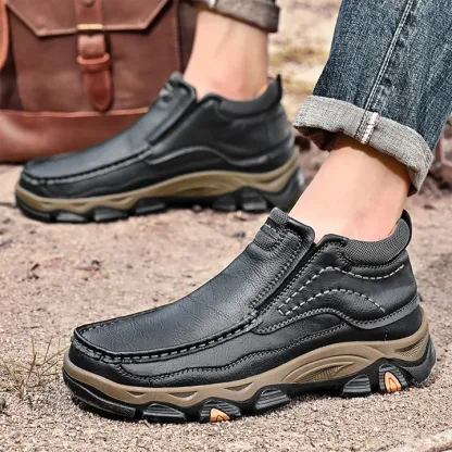 ⏰Promotion 60% OFF - 2025 Hot selling men's casual thick-soled non-slip orthopedic leather boots