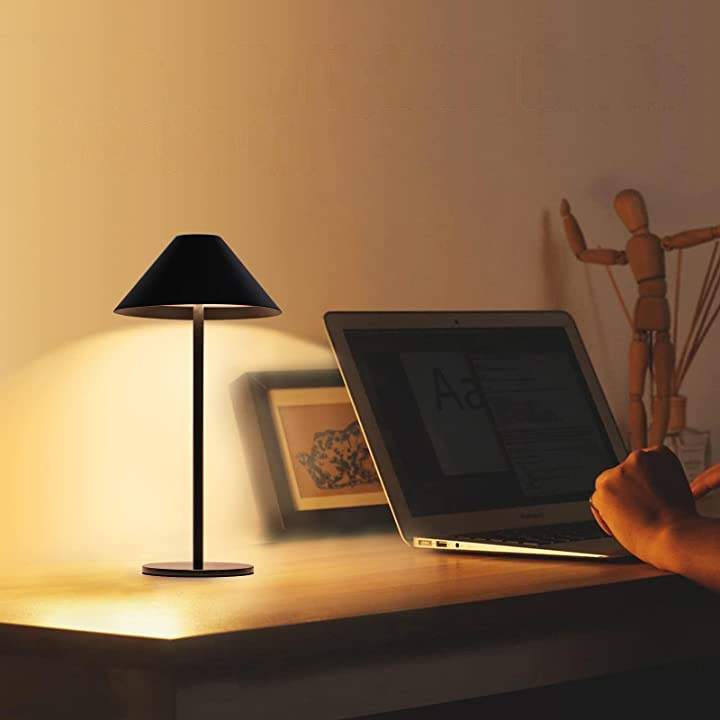 Minimalist Dimmable Touch Table Lamp - Waterproof & Rechargeable Outdoor Light