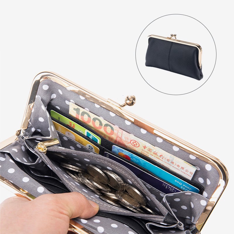 🔥 Genuine Leather Long Wallet