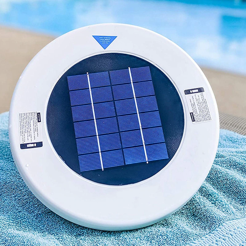 2024 Solar Pool Ionizer, Copper Silver Ion Swimming Pool Purifier Water Purifier, Kills-Algae Pool Ionizer for Outdoor Hot Tub