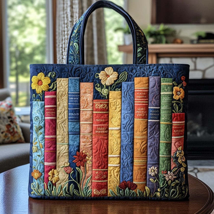 Fabric Books XR2709022CL Quilted Tote Bag