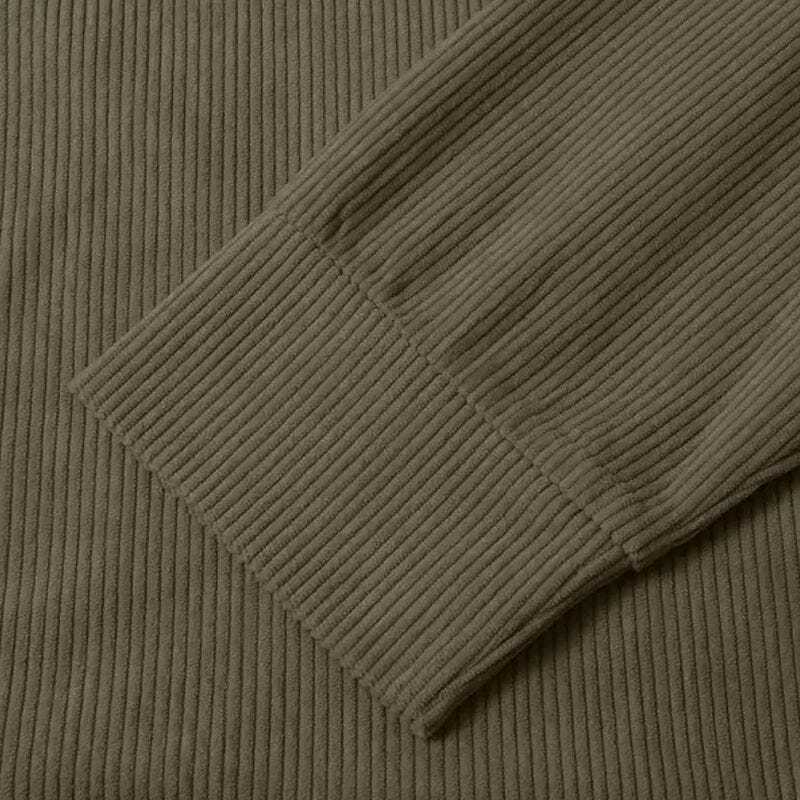 Men's Casual V-Neck Pullover Long Sleeve Rugby Shirt