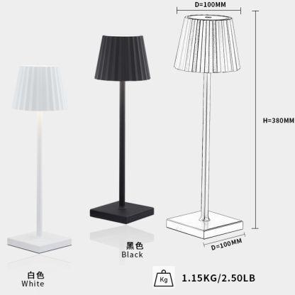 Portable Table Lamp - Dimmable & Waterproof Atmosphere Accent Lighting for Indoor/Outdoor Use