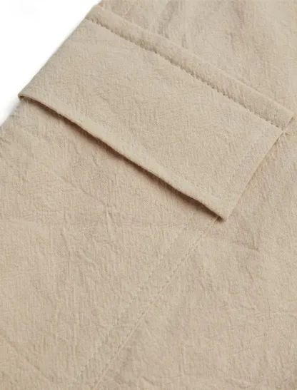 🔥 50% OFF! Men’s 2‑Pocket Linen Shorts — Beach Ready! 🌴