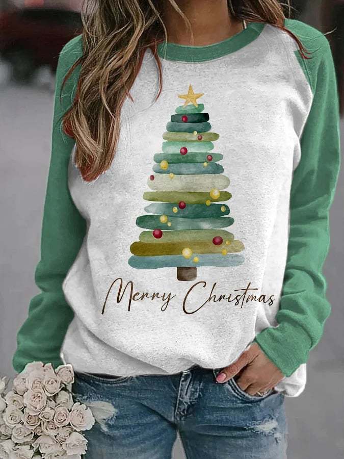 Women's Tree Print Sweatshirt