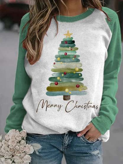 Women's Tree Print Sweatshirt