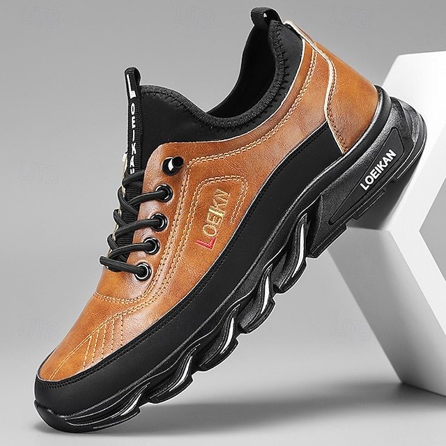 🔥On This Week Sale 70% OFF🔥Men's Casual Sneakers with Lace-Up Design – Comfortable Non-Slip Walking Shoes for Daily Outdoor Activities