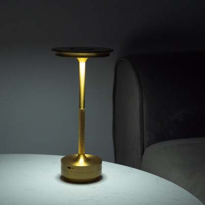 Minimal Metallic Cordless Table Lamp