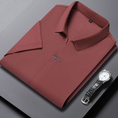 High Quality Men’s Casual Lapel Breathable Wrinkle-free T-shirt