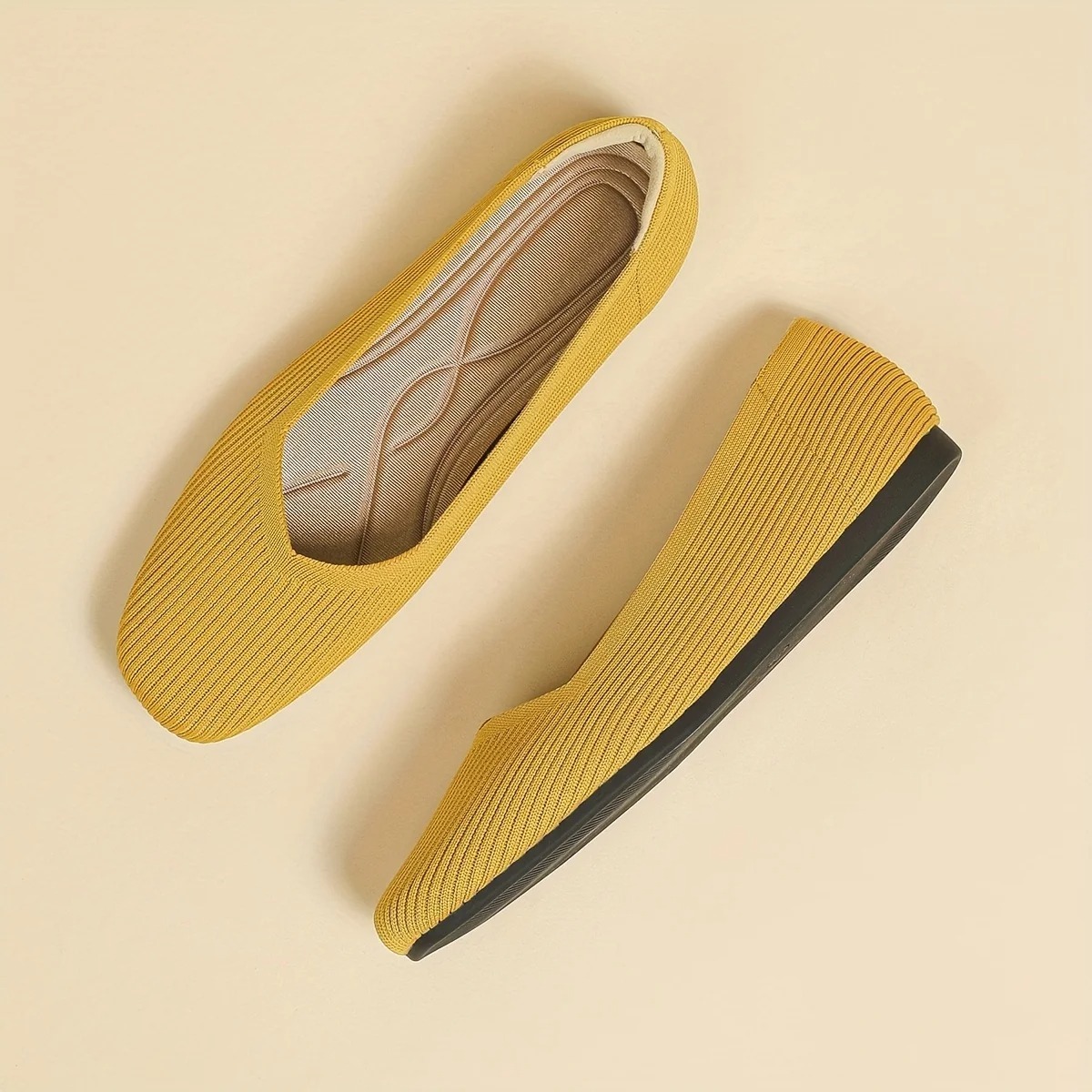 Women Comfortable Breathable Arch Support Non-Slip Flat Shoes