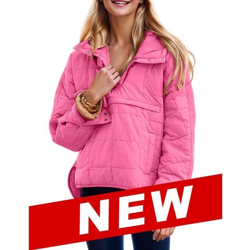 🔥Women's Oversized Hooded Puffer Jacket Quilted Lightweight Winter Wa