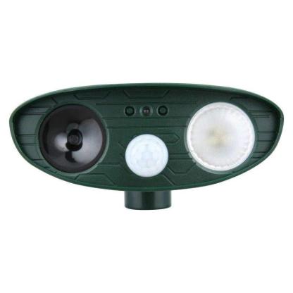 Solar Animal Repeller Ultrasonic Outdoor Animal Repellent - Get Rid of Deer, Raccoons, Woodpeckers, Squirrels, Rodents, and Other Unwanted Guests
