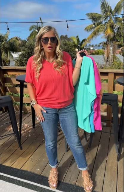 Women's V-Neck Summer T-Shirt 🌟