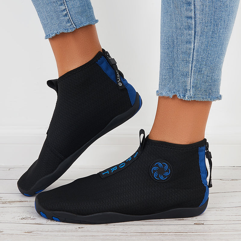 Men High Top Water Shoes Barefoot Anti-Slip Quick Drying Shoes