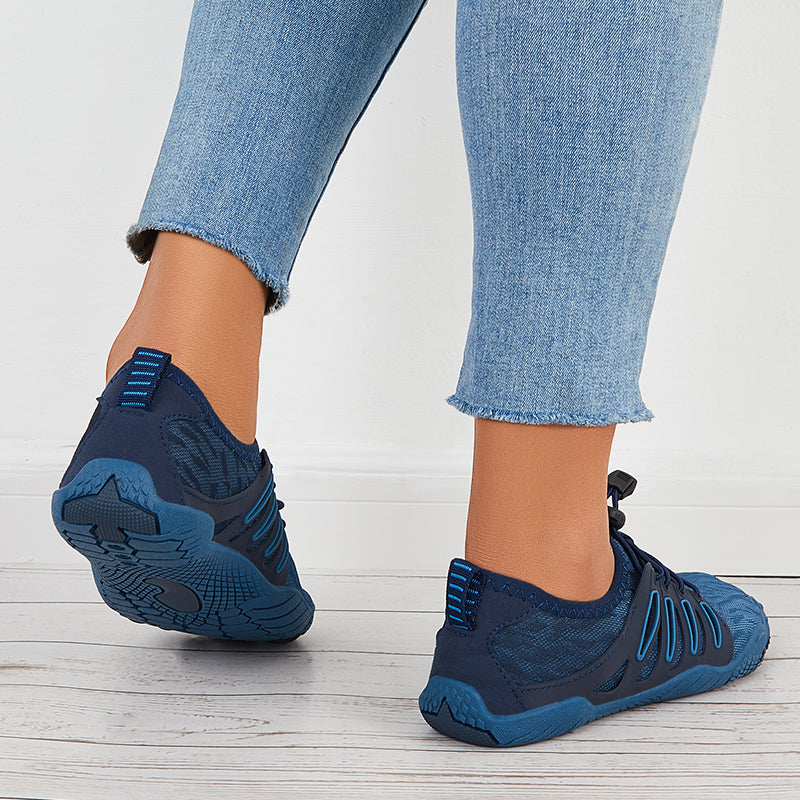 Women Splicing Knit Water Shoes Quick Drying Aqua Sneakers