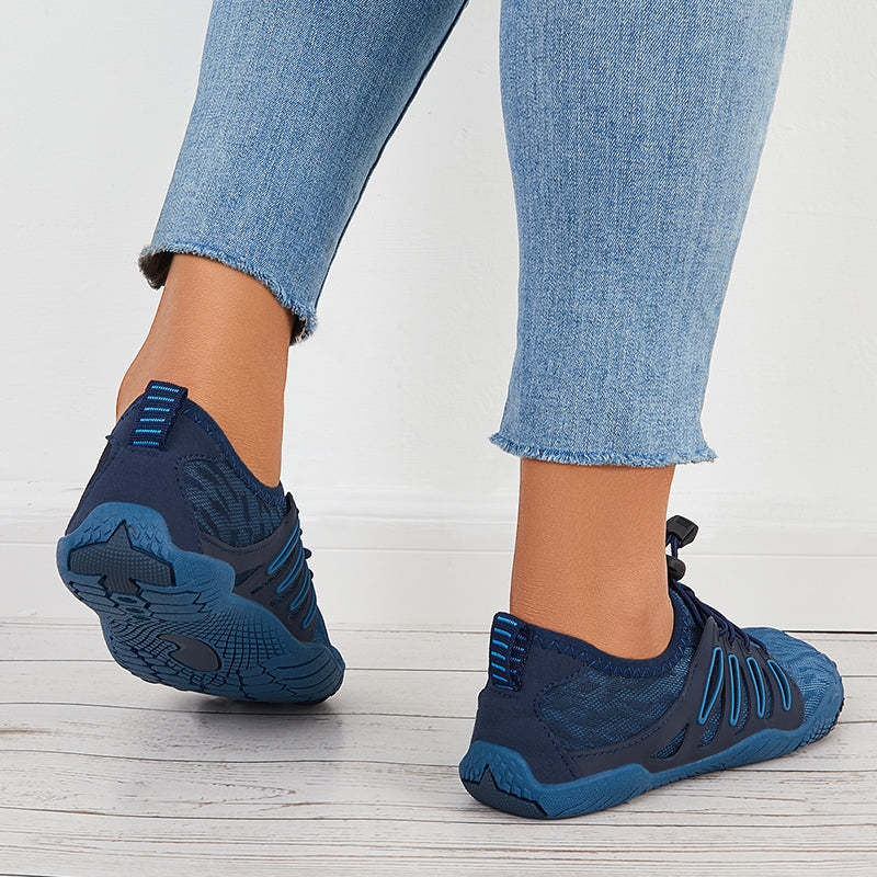 Women Splicing Knit Water Shoes Quick Drying Aqua Sneakers