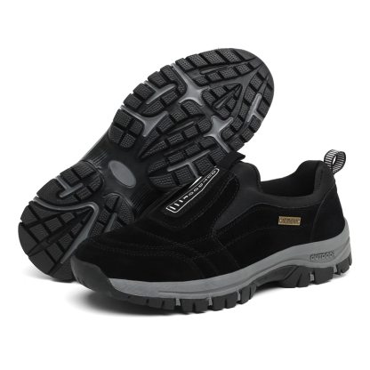 Men's Outdoor Sneakers Casual Breathable Suede Leather Anti-skid Walking Shoe
